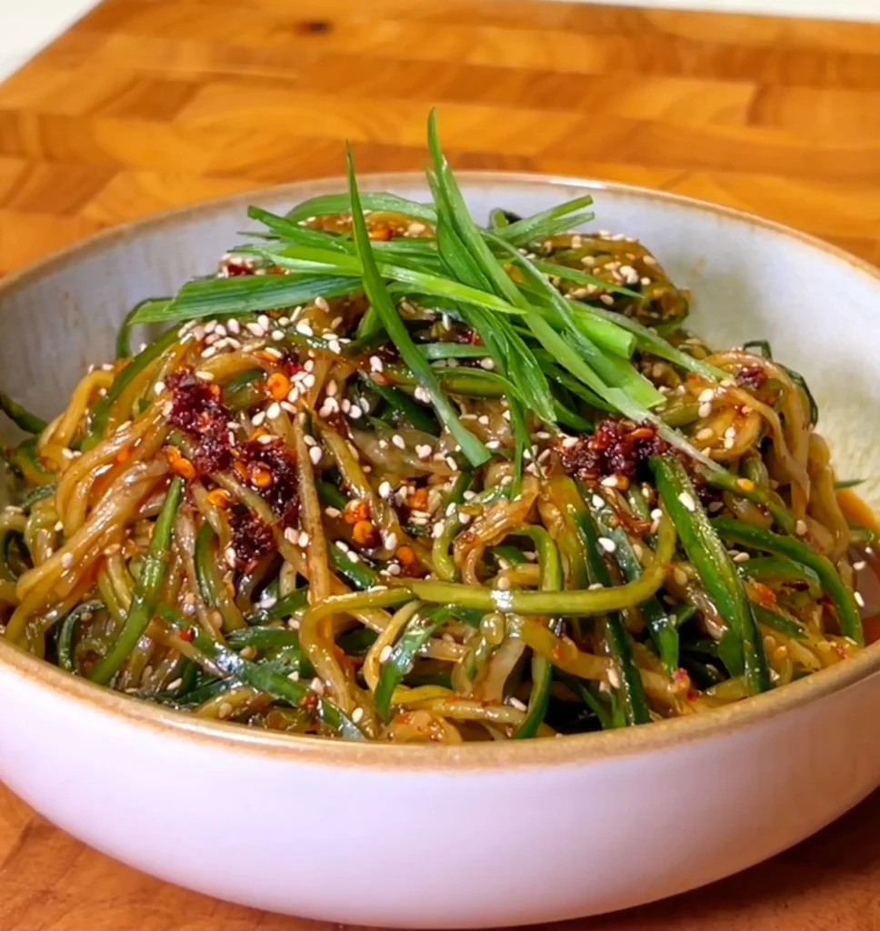 Ensalada de pepino picante