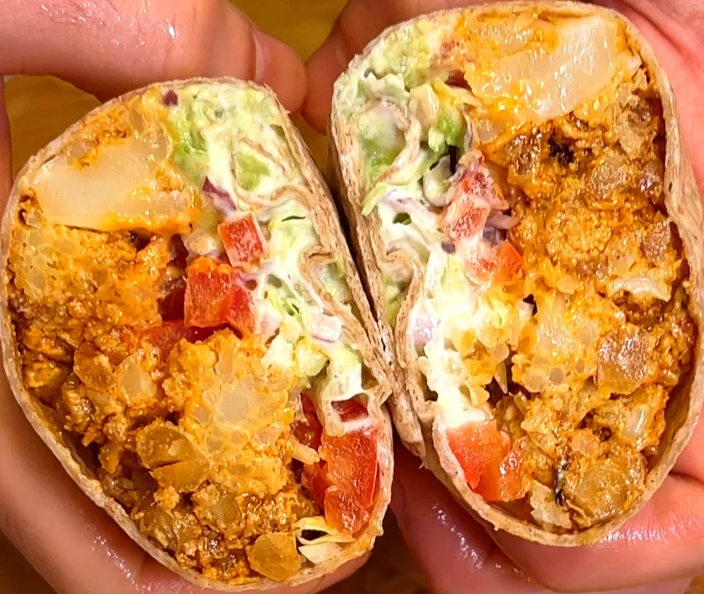 Wraps de Garbanzos Asados y Coliflor