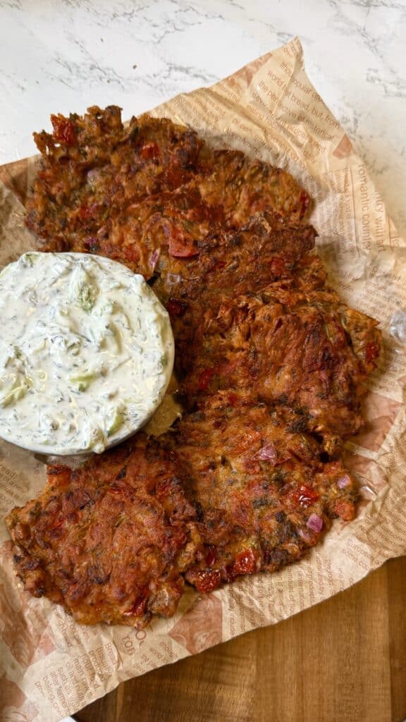 Tomatokeftedes veganos