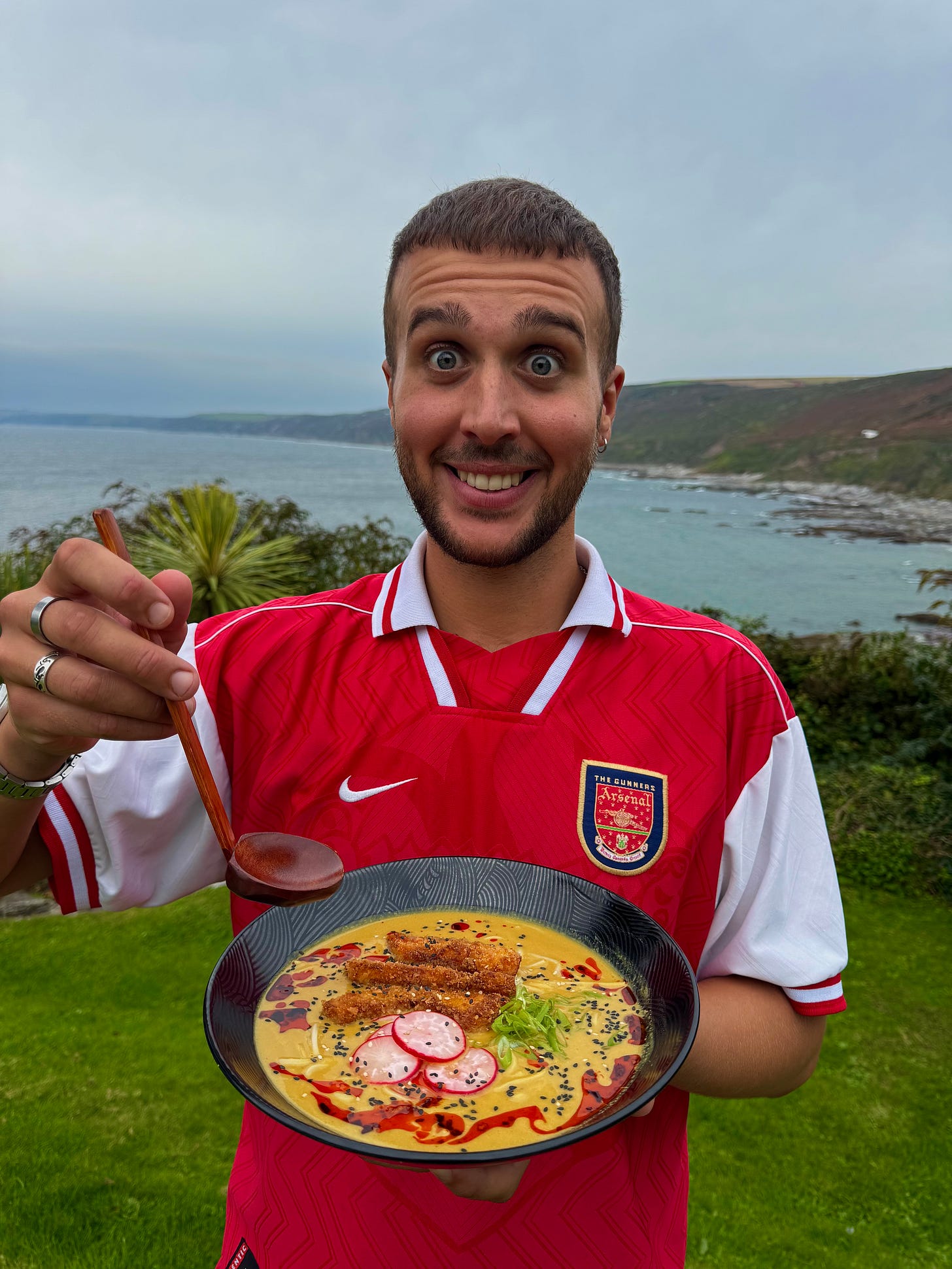 Pumpkin Ramen for Halloween