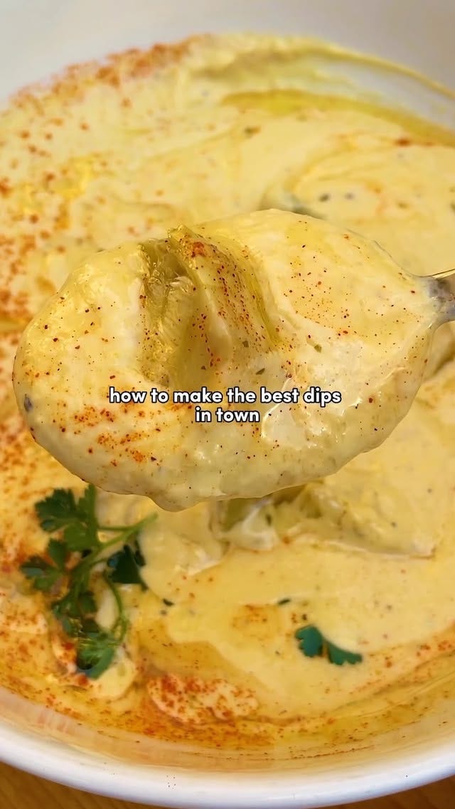 Dip de Alcachofa y Ajo Asado