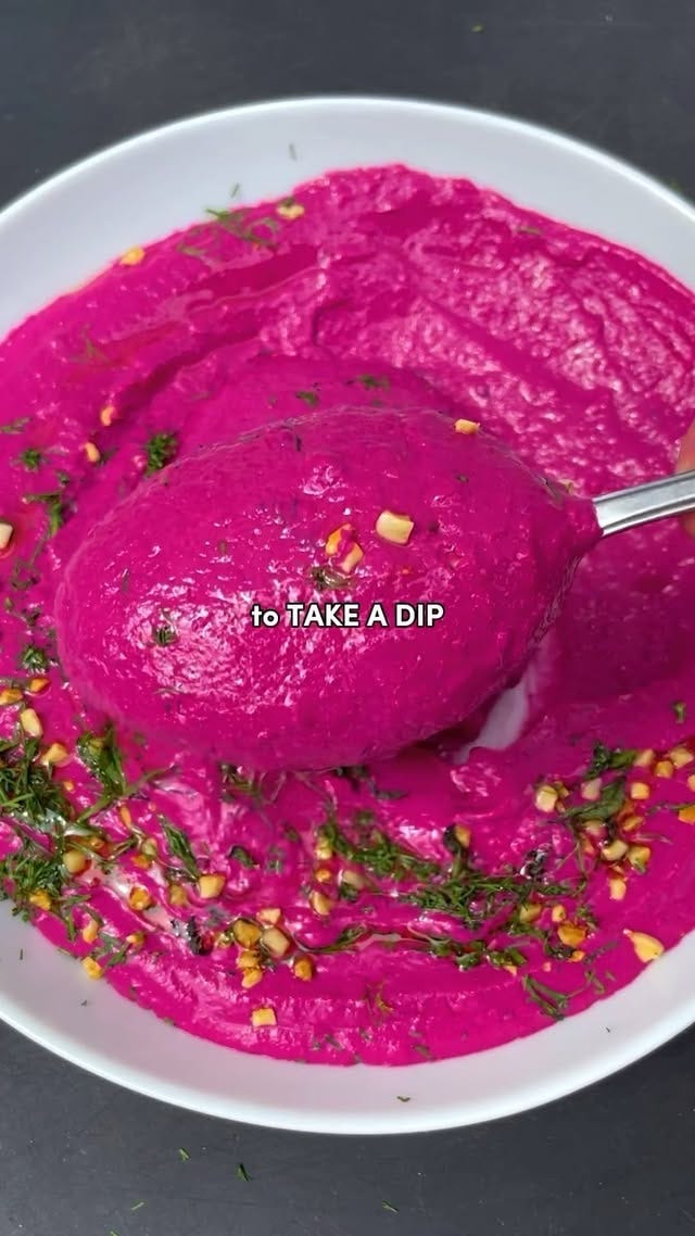 Beetroot Bean Dip