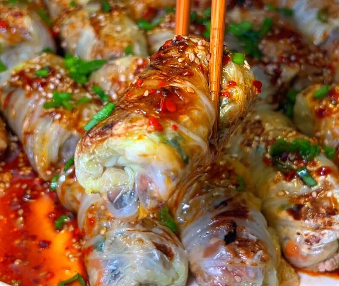 Rollos de Col Napa Veganos