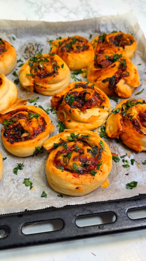 Rollos de Pizza Vegana