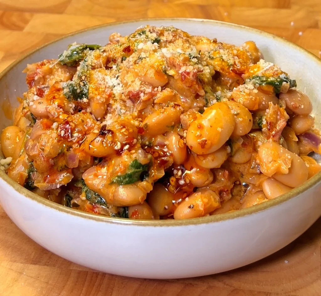 Frijoles Mantequilla Marry Me (Con Salsa Toscana Cremosa)