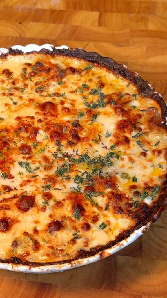 Papas Gratinadas Cremosas