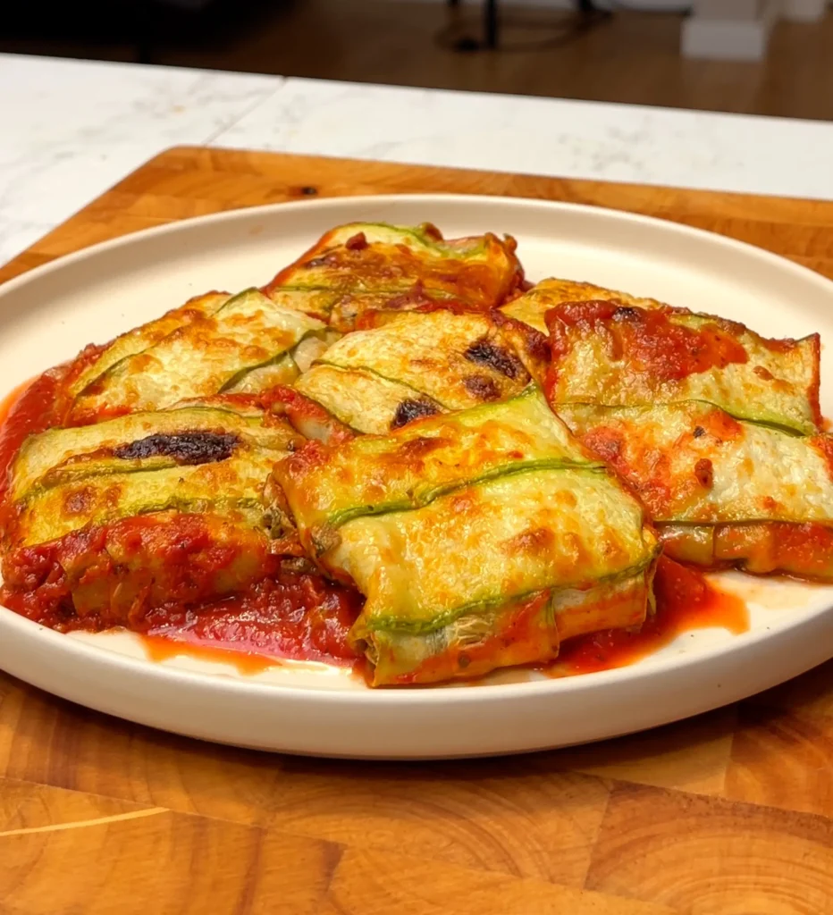 Ravioles de Calabacín Veganos con Relleno Cremoso de Espinacas