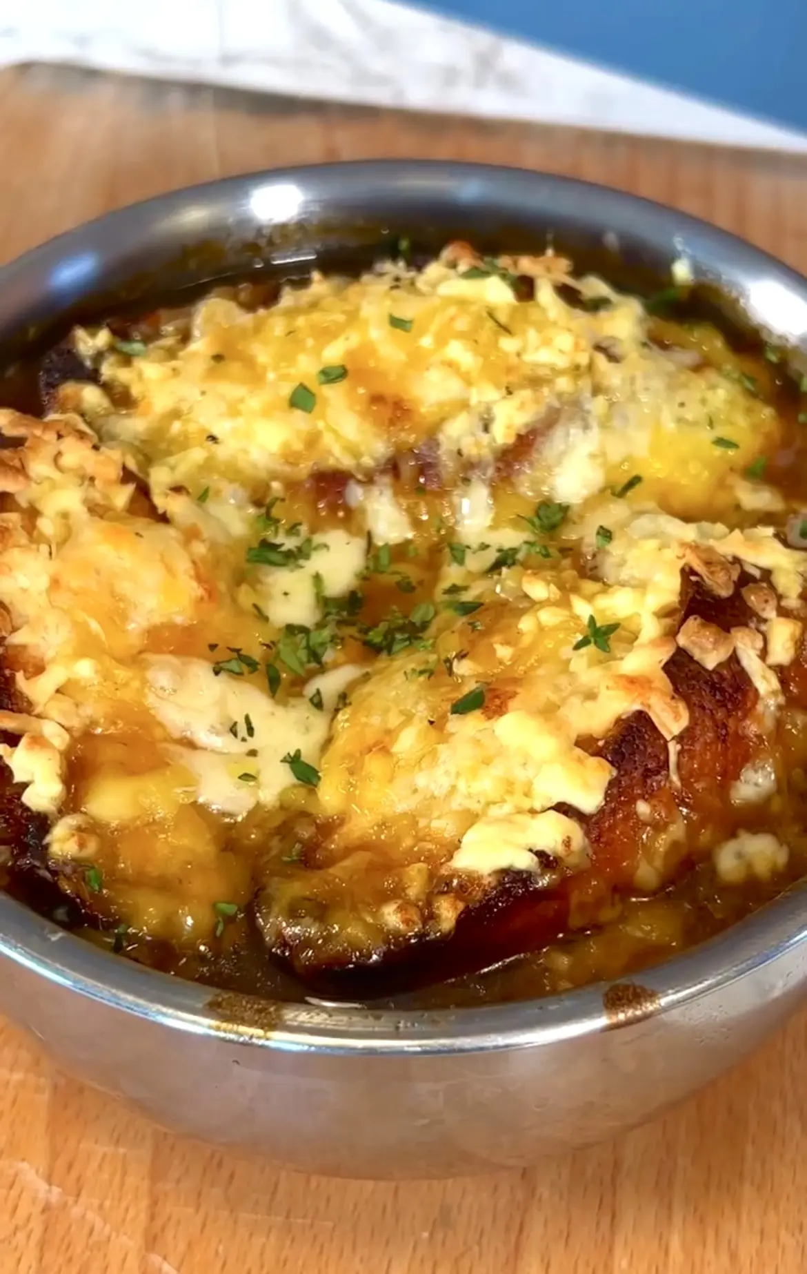 Sopa Francesa de Cebolla Vegana