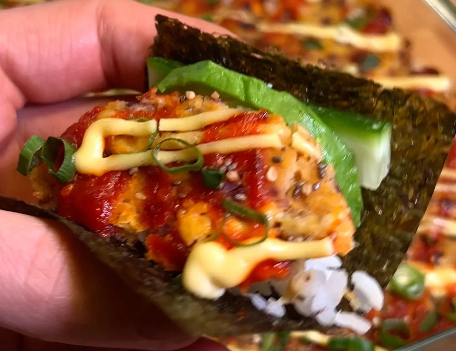 Horneado de Sushi de Atún y Garbanzos